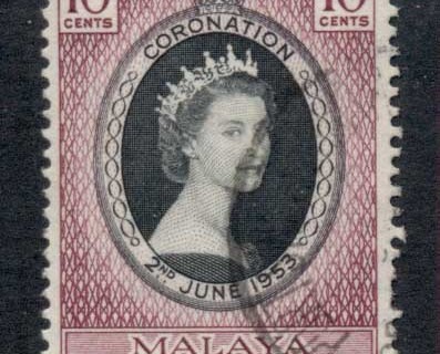 Malaya-Selangor 1953 QEII Coronation