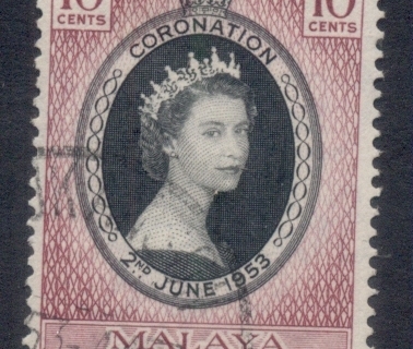 Malaya-Perak-1953-QEII-Coronation-FU