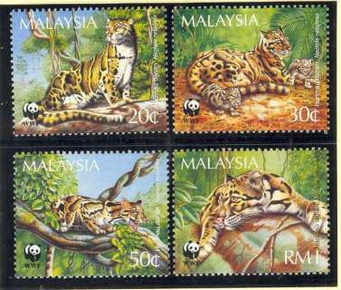 Malaysia-1995 WWF Clouded Leopard