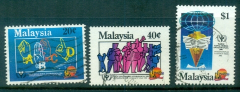 Malaysia-1990-International-Literacy-year-FU