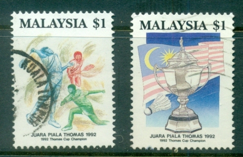 Malaysia-1992-Thomas-Cup-Badmington-FU