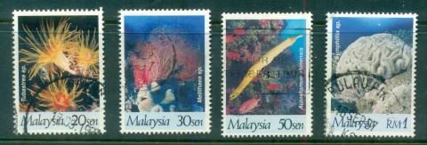 Malaysia-1997-Marine-Life-Corals-FU