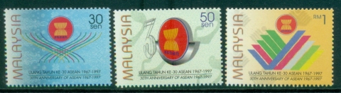 Malaysia-1997-The-30th-Anniversary-of-Association-of-Southeast-Asian-Nations-MUH