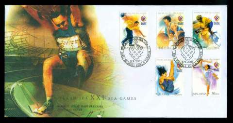 Malaysia-2001-SEA-Games-FDC-lot51548