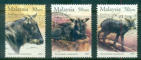 Malaysia-2003-Endangered-Animals-FU