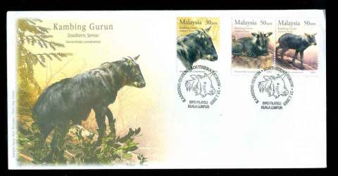 Malaysia-2003-Wildlife-Southern-Serow-FDC-lot51542