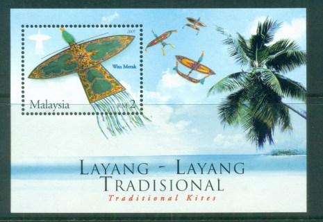 Malaysia-2005-Traditional-Kites-MS-MUH-lot82799