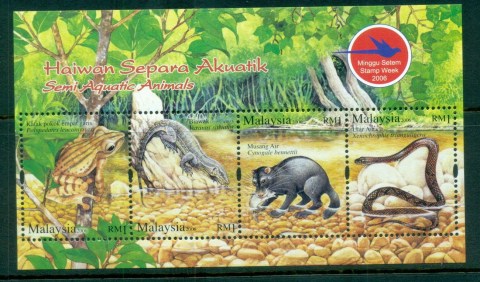 Malaysia-2006-Semi-Aquatic-Animals-MS-MUH-lot82997