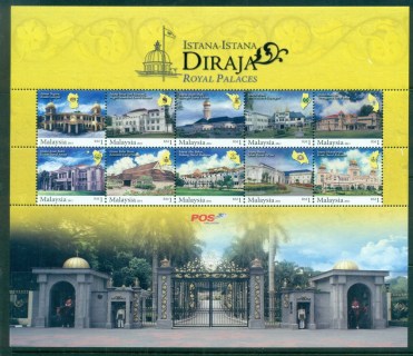 Malaysia-2011-Royal-Palaces-of-Malaysia-Sheetlet-MUH-lot82985