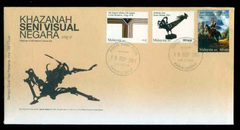 Malaysia-2011-Visual-Arts-Treasures-FDC-lot51550