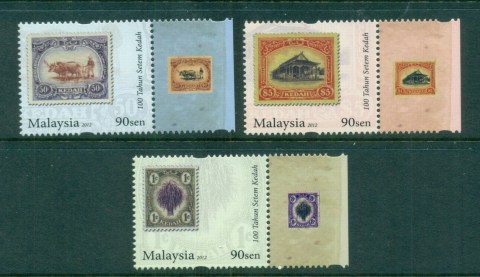 Malaysia-2012-Postal-History-of-Kedah-MUH-lot82692