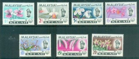 Malaysia-Kedah-1965-Flowers-MLH