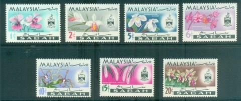 Malaysia-Sabah-1965-Flowers-MLH