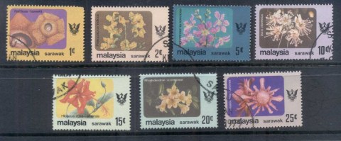 Malaysia-Sarawak-1979-Flowers-FU