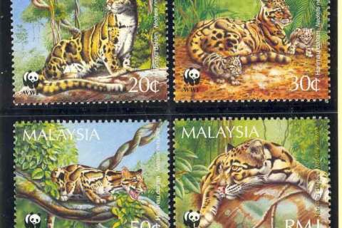 Malaysia-1995 WWF Clouded Leopard