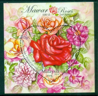 Malaysia-2014-Flowers-Roses-MS-MUH