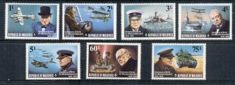 Maldive-Is-1974-Winston-Churchill-birth-Centenary-MLH