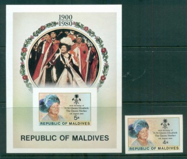 Maldive-Is-1980-Queen-Mother-80th-Birthday-IMPERF-MS-MUH-lot79932