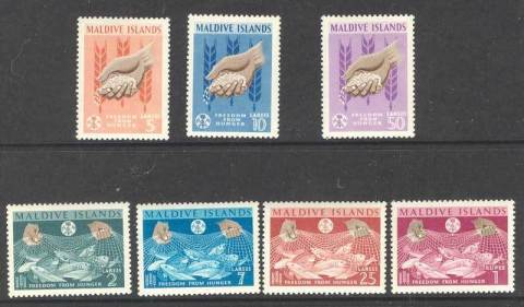 Maldives-1963-FFH-Freedom-From-Hunger-MUH-Lot14377