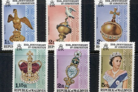 Maldive-Is-1978-QEII Coronation 25th Anniversary