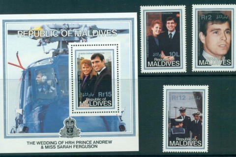 Maldives 1986 Andrew & Sarah Wedding MS
