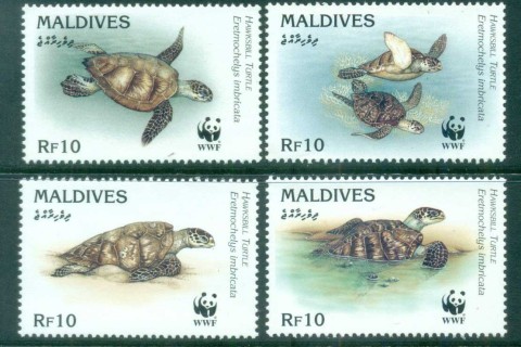 Maldive-Is-1995-WWF Hawksbill Turtle