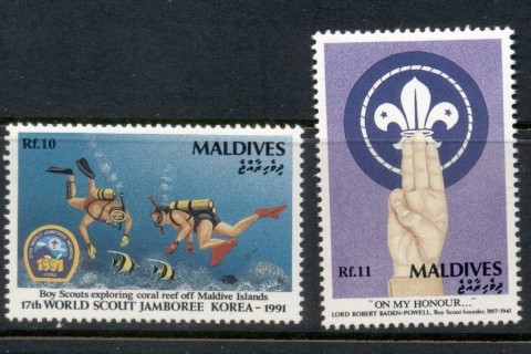 Maldive-Is-1991-World-Scout-Jamboree-MUH
