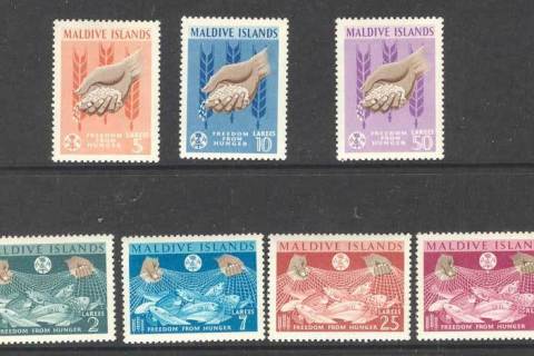 Maldives-1963-FFH-Freedom-From-Hunger-MUH-Lot14377