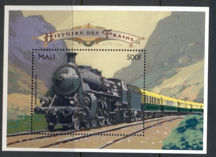 Mali 1996 History of Trains Rheingold Express MS