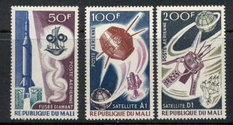 Mali 1967 French Achievements in Space