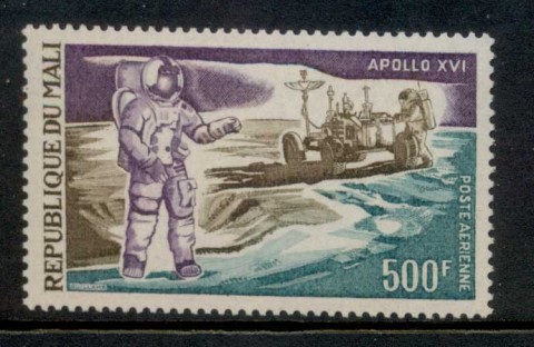 Mali 1972 Apollo 16 Moon Mission