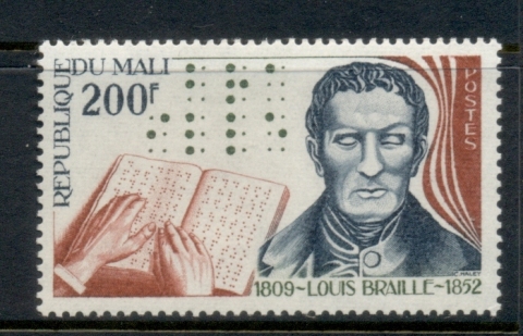 Mali 1977 Louis Braille