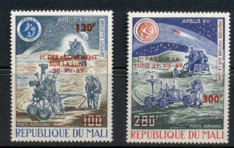 Mali 1974 Apollo Moon Landing Opts