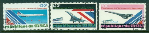 Mali 1979 Concorde 3rd Anniv.