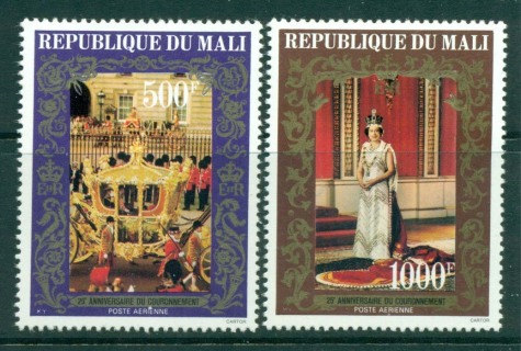 Mali 1978 QEII Coronation 25th Anniversary