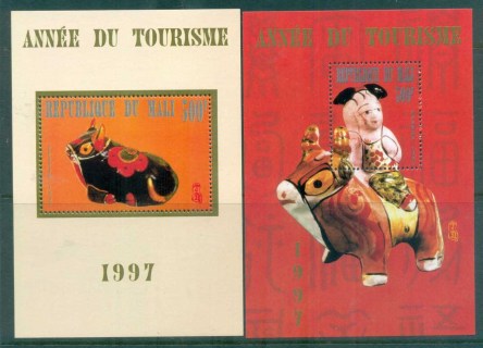 Mali 1997 New Year of the Ox, Tourism 2x MS