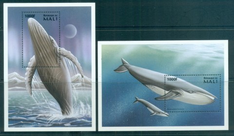 Mali 1997 Whales 2xMS