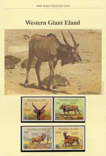 Mali 1986 WWF Western Giant Eland