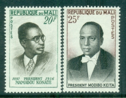 Mali 1961 Pres. Mamadou Konate