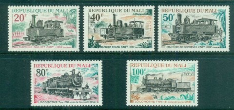 Mali 1970 Old Steam Trains