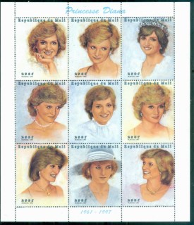 Mali 1997 Princess Diana in Memoriam, Portraits of a Princess MS