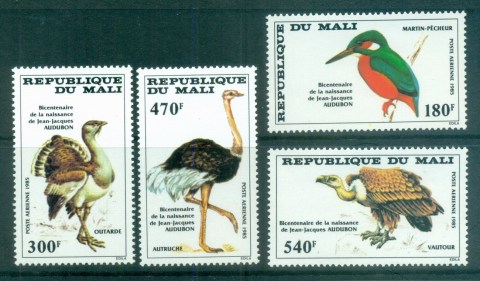 Mali 1985 Audubon Birds