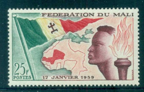 Mali 1959 Foundation of the Federation of Mali