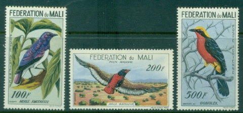 Mali-1960-Airmail-Birds-MUH