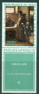 Mali-1968-Philexafrique-label-MUH