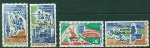 Mali-1972-Summer-Olympics-retrospective-Opt-Medalists-MUH
