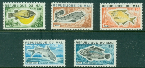 Mali-1975-Marine-Life-Fish-MUH