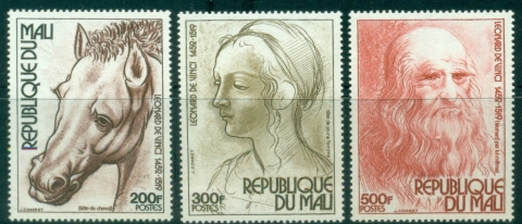 Mali-1977-Drawings-by-Leonardo-da-Vinci-MUH