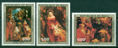 Mali-1977-Xmas-Paintings-by-Rubens-MUH