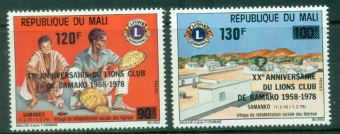 Mali-1978-Bamako-Lions-Club-Opts-MUH